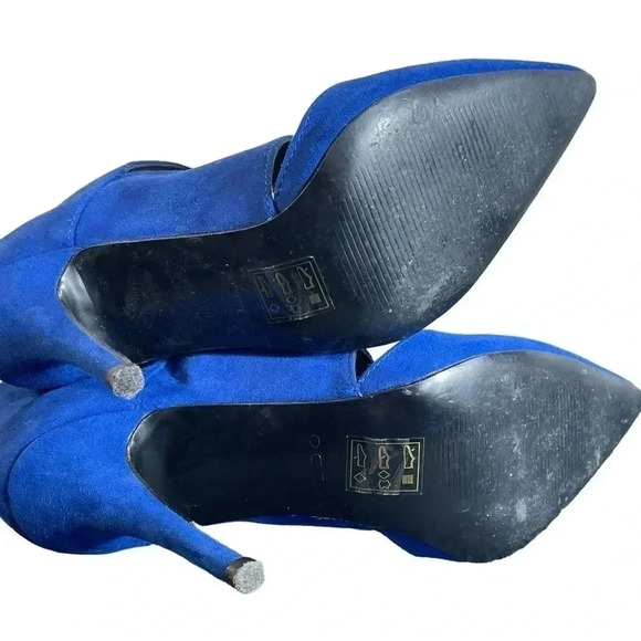 ALDO Blue Suede Heel Size  6.5 - Picture 8 of 8